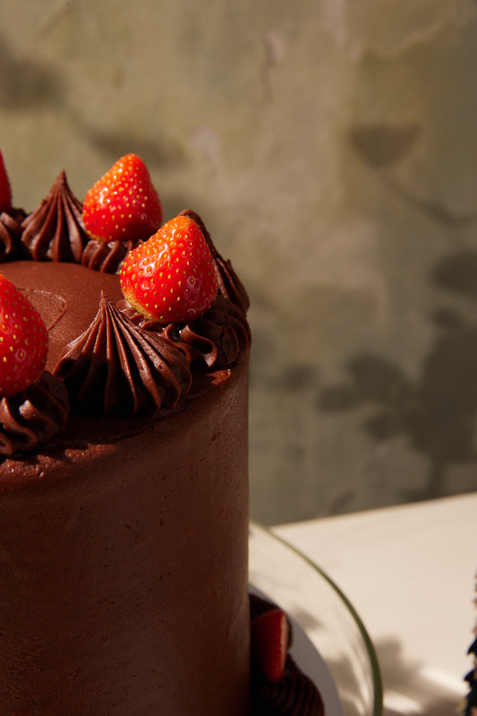 VEGAN CHOCOLATE FUDGE CAKE (LONDON DELIVERY ONLY)