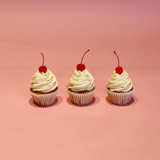 Vanilla Cherry Cupcakes (LONDON ONLY)