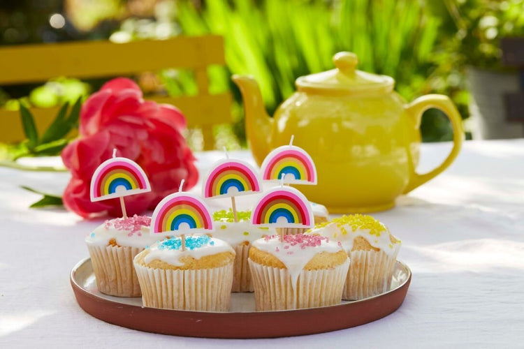 Rainbow Talking Tables Candles