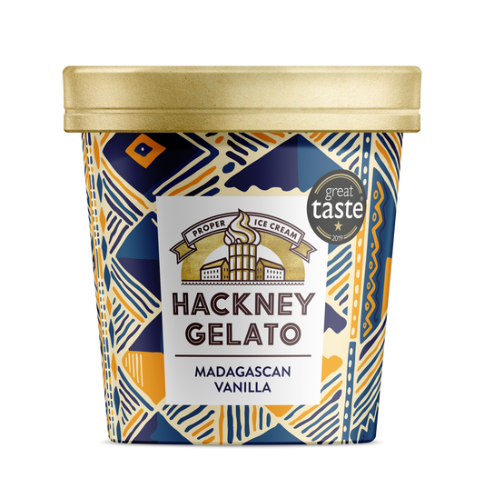 Hackney Gelato Madagascan Vanilla Ice Cream - 500ml (LONDON ONLY)
